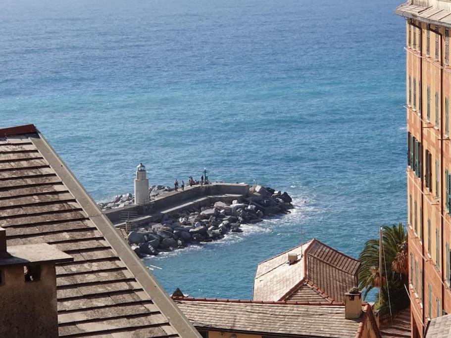 Appartamento Vasto Apt Panoramico 3 Min Mare Camogli Esterno foto